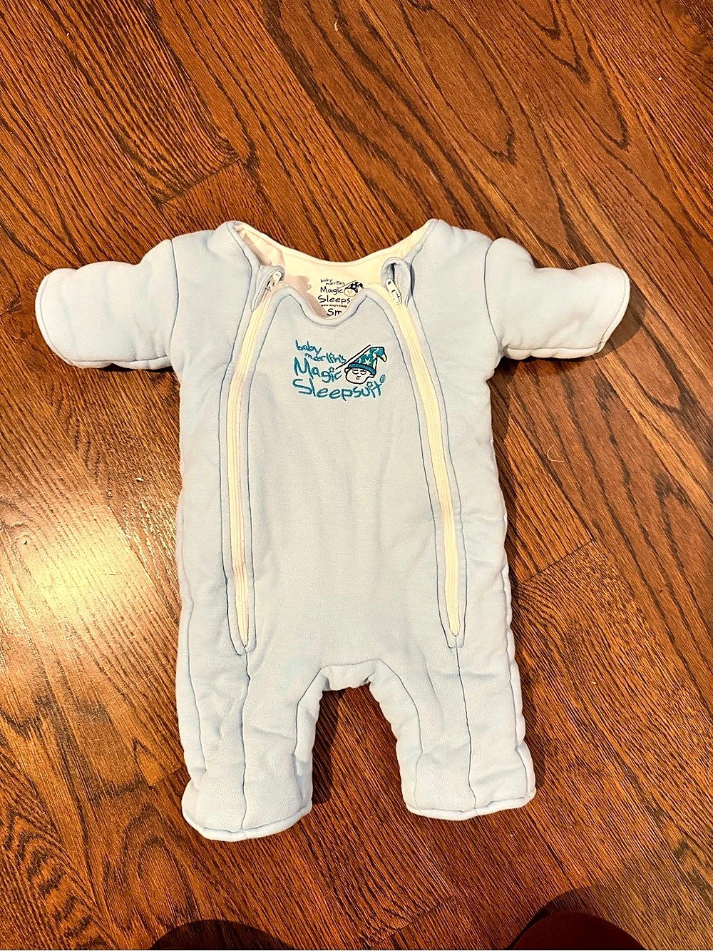 Baby Merlin's Magic Sleepsuit Baby Blue Sleepsuit Small